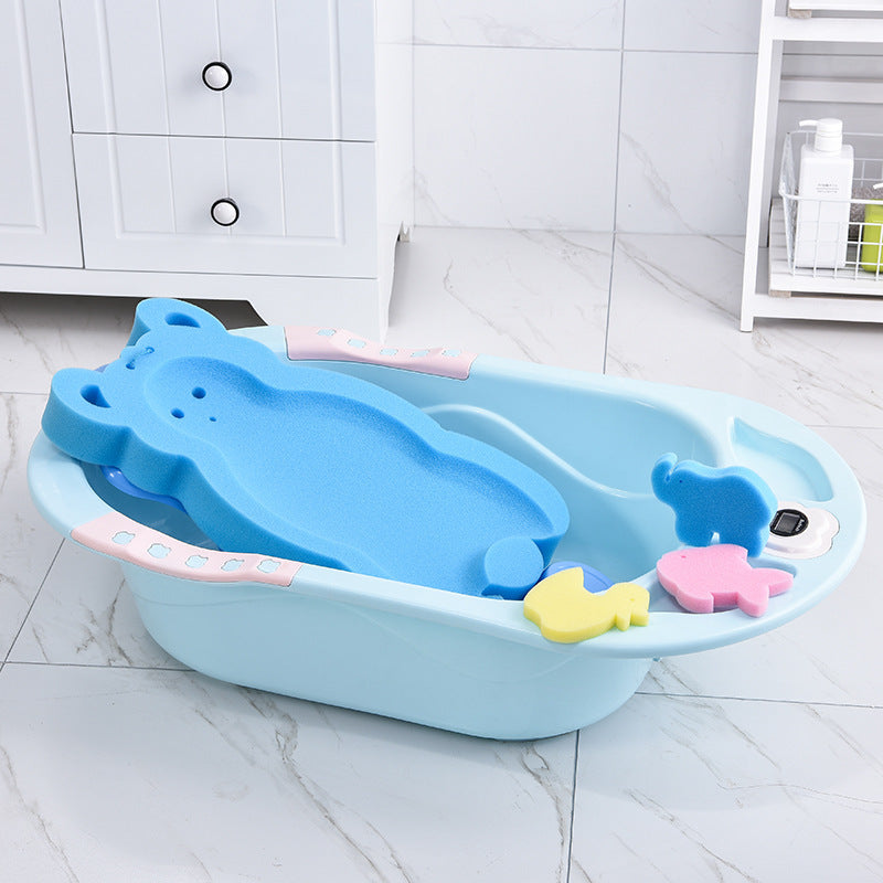 TheNurturely™ Baby Shower Bath Mat – Non-Slip Comfort Pad