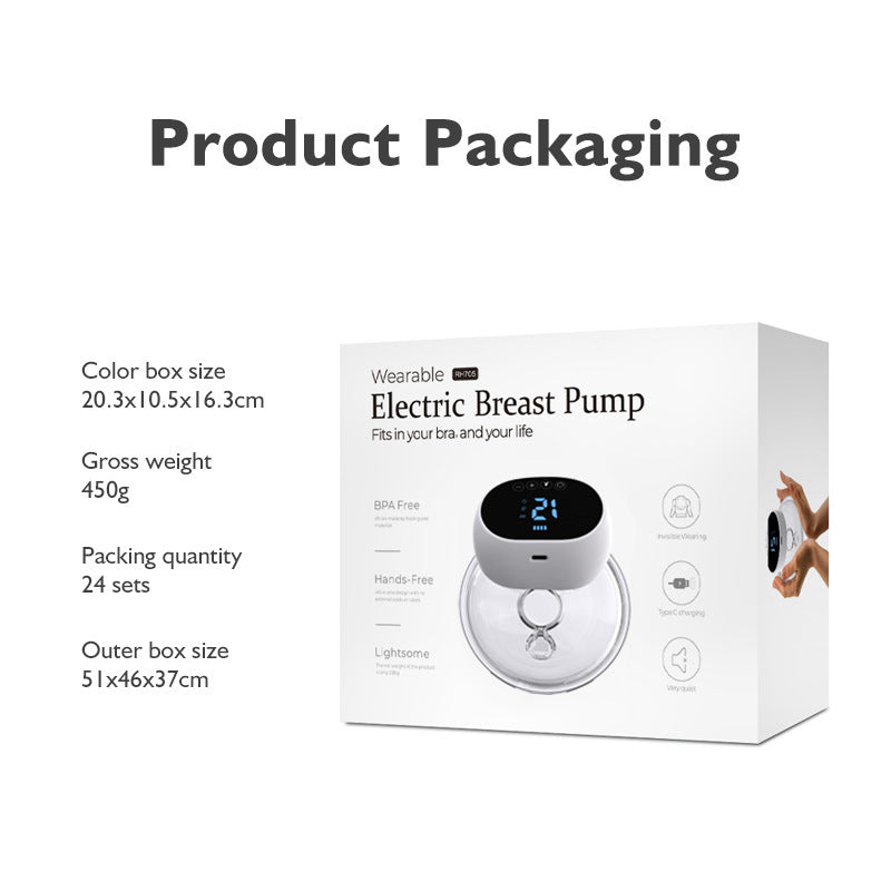 TheNurturely™ WhisperWear Electric Breast Pump – Hands-Free & Powerful Suction