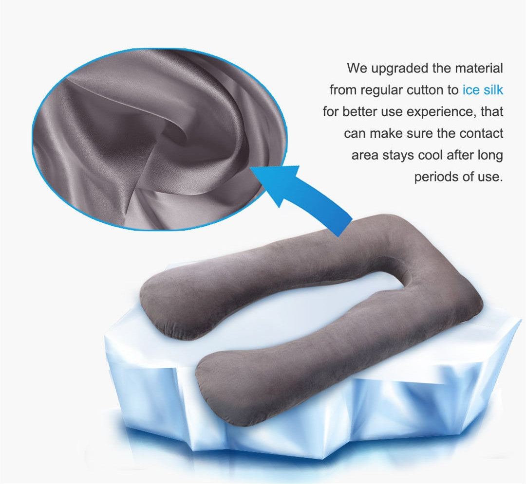 TheNurturely™ Cool Comfort U-Shaped Pregnancy Pillow