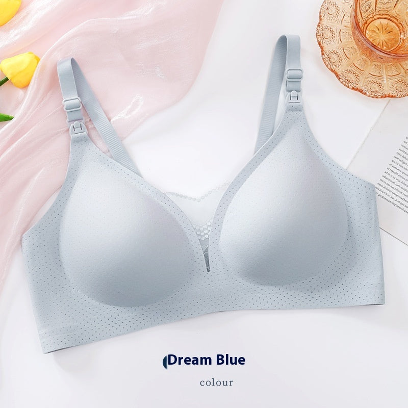 TheNurturely™ Luxe Seamless Wireless Lace Maternity Bra