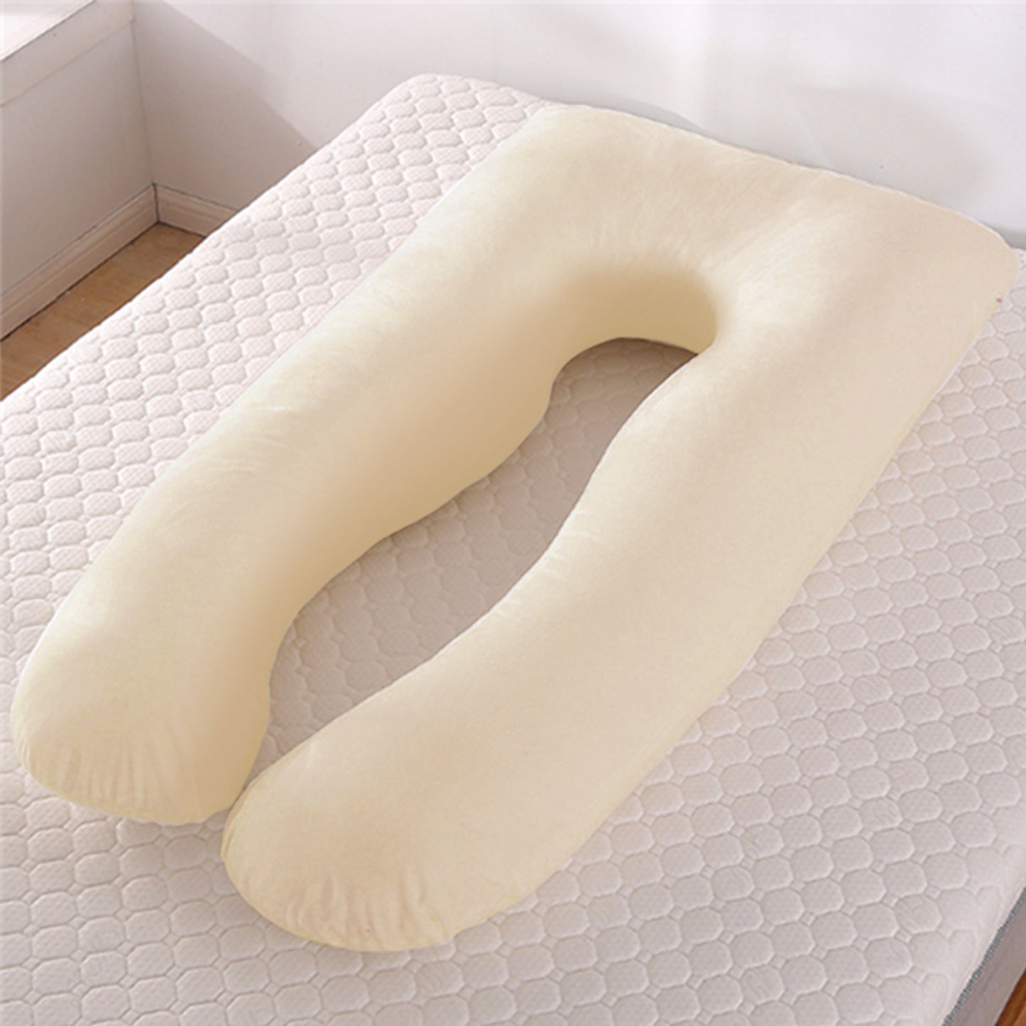 TheNurturely™ Cool Comfort U-Shaped Pregnancy Pillow