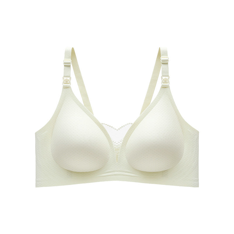 TheNurturely™ Luxe Seamless Wireless Lace Maternity Bra