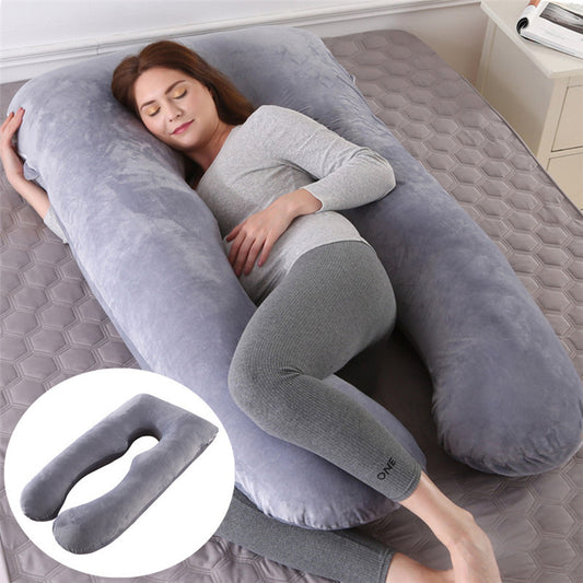 TheNurturely™ Cool Comfort U-Shaped Pregnancy Pillow